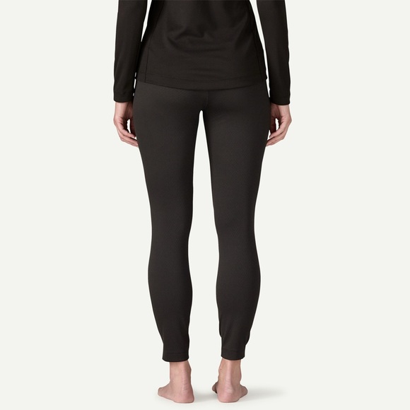 Patagonia Women's Capilene® Midweight Bottoms Base Layer Black Size Small EUC - Picture 3 of 8